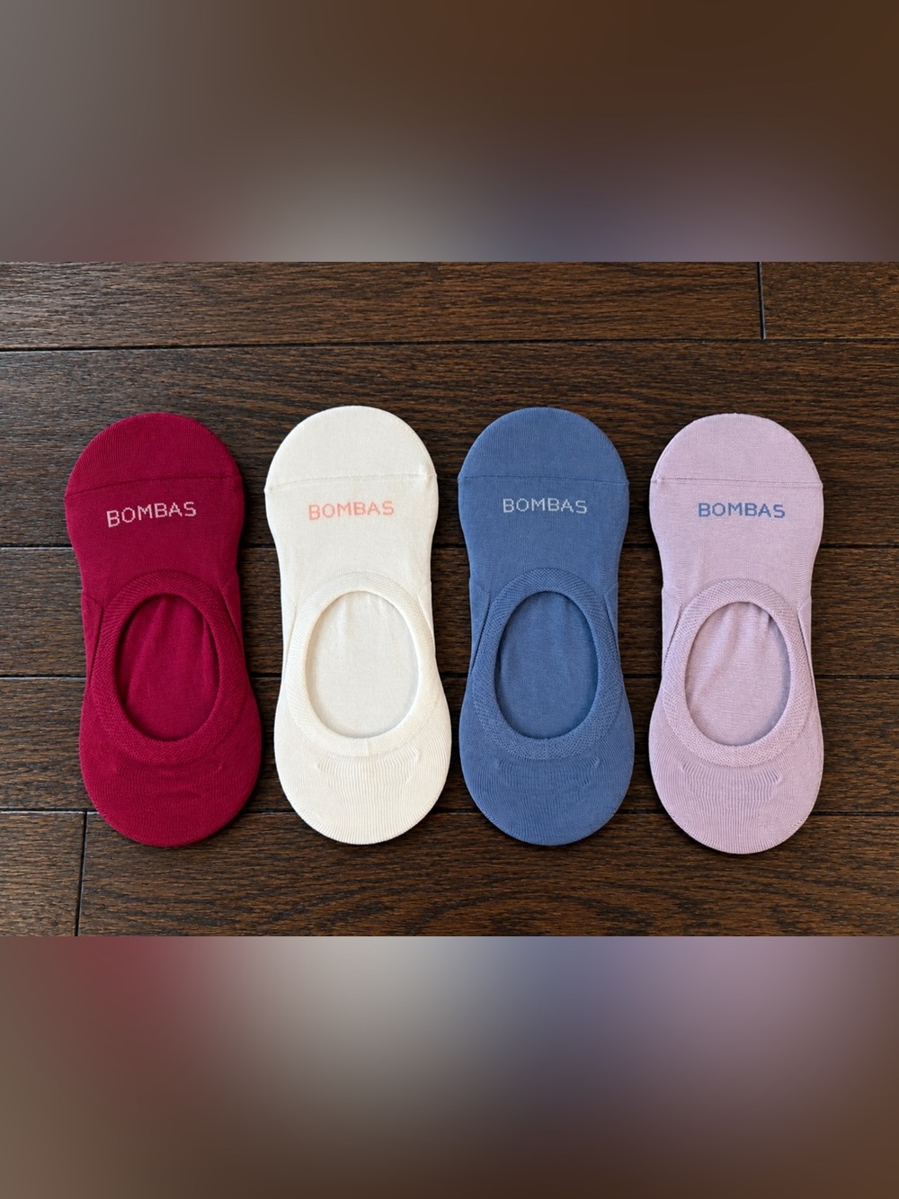 Bombas Women's Lightweight No Show Sock 4-Pack - BNWT
